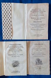 orazioni del 1794 - 1821 - 1823