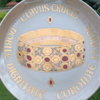 Piatto gioiello italico Corona Ferrea Monza