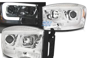 FARI PER DODGE RAM 06-08 A TUBO LED CROMATI