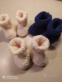 Scarpine neonato 0/9 mesi nuove