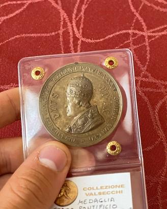 MEDAGLIA BRONZO 1869 PAPA PIO IX CONCILIO VATICANO