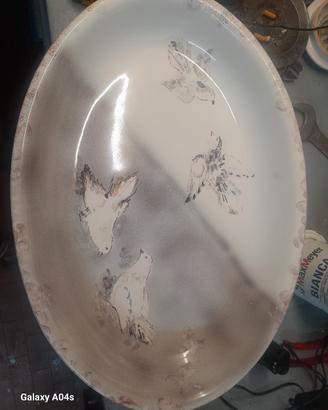 piatto  ovale ceramica  Albisola 