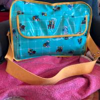 Puffi Smurs Borsa Cartella Vintage Anni 80