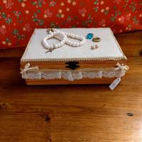 Portagioielli con decorazioni Fimo