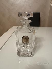 Bottiglia Decanter Whisky Liquore in Cristallo