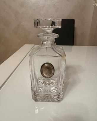 Bottiglia Decanter Whisky Liquore in Cristallo
