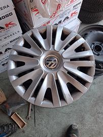 cerchi in ferro + copricerchi vw golf