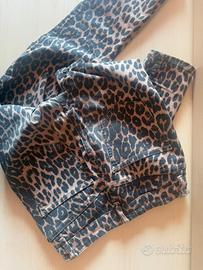 Jeans Zara skinny elasticizzati- stampa leopardata