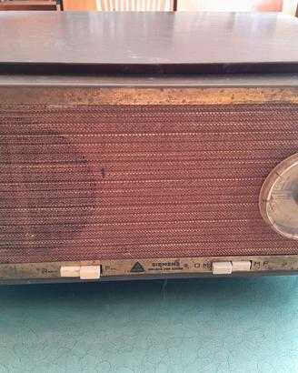 radio giradischi Siemens vintage epoca anni 50
