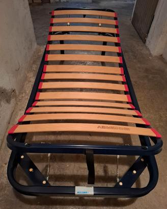 rete letto a doghe singola ENNEREV con piedi 