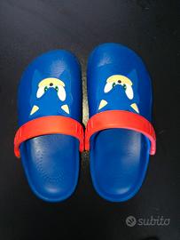  Ciabattine bambino Sonic con luci