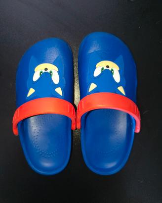  Ciabattine bambino Sonic con luci