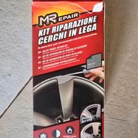 Kit riparazione cerchi in lega argento Mr Repair  