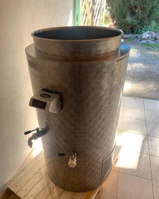 Contenitore Tino Botte Vino 100lt refrigerato inox