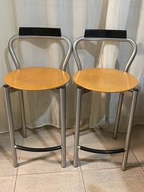 Coppia sgabelli in buone condizioni