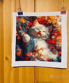 Arazzo ricamato a mano