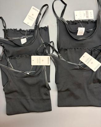 4 Canotte nere. S. Tezenis