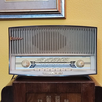 Radio d'epoca a valvole AM/FM/Bluetooth Mivar Rodi