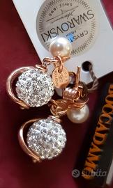 Orecchini Boccadamo e Swarovski, argento 925