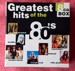 CD Cofanetto 8 Cd Musica anni 80 Greatest Hit's