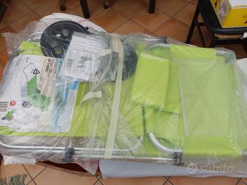 Sdraio-carrello da spiaggia  nuovo, mai usato