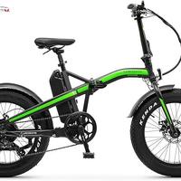 Fat-bike Argento MiniMad  250W nero/verde