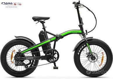 Fat-bike Argento MiniMad  250W nero/verde