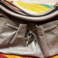 Borsa Aviero Martini 1ª Classe, pelle,Geo, taupe