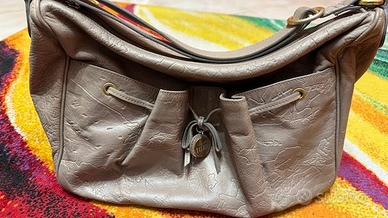 Borsa Aviero Martini 1ª Classe, pelle,Geo, taupe