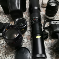 Macchina fotografica reflex vintage