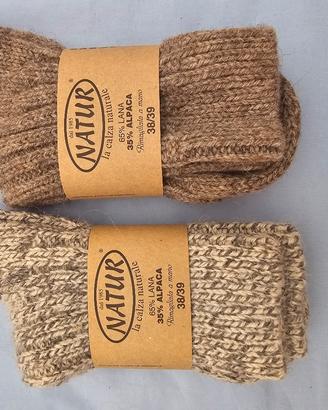 CALZA ALPACA E LANA taglia 38 / 39