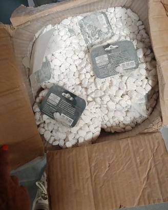Sacchetto pietre decorative bianche 1kg