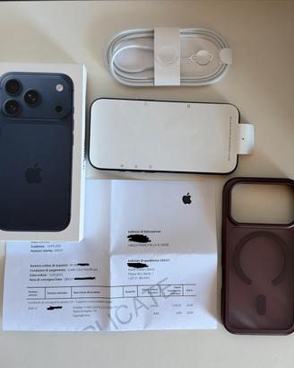 Apple iphone 17 pro 512gb blu - in garanzia 17pro