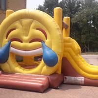 Gonfiabile usato per bambini - saltarello scivolo