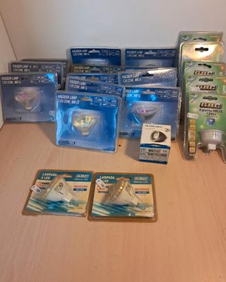 stock faretti alogeni e a basso consumo 12V