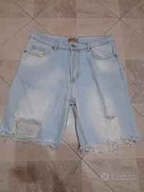 pantaloncini uomo a jeans 