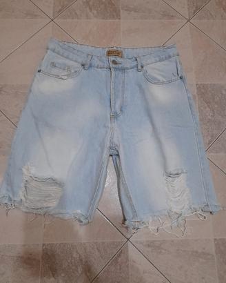 pantaloncini uomo a jeans 