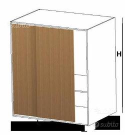 Armadio due ante scorrevoli