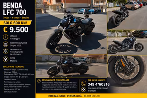 Benda LFC 700 Giugno 2025 • 600 Km • Pari al Nuovo