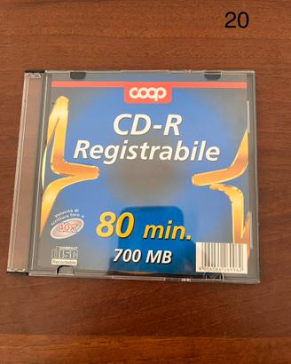 CD-R Registrabile Coop Vergine 700MB 80 Minuti