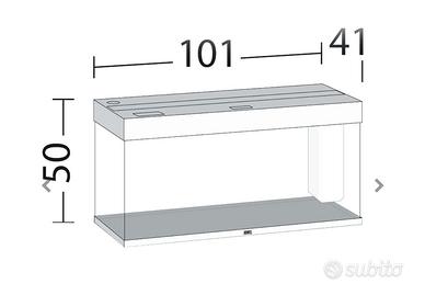 Acquario-Juwel Acquario Rio 180 Litri LED Marrone