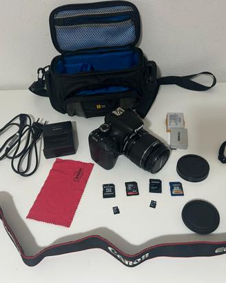 Canon eos 550D + efs 18-55mm is macro 0,25m