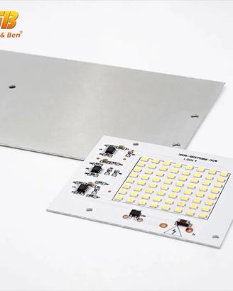 Luce Faro Lampada LED COB SMD2835 50W Bianco Caldo