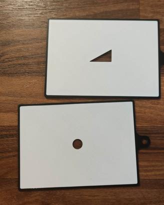 Burn card maschera per bruciatura camera oscura