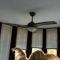 Lampadario con ventola