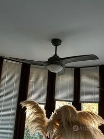 Lampadario con ventola