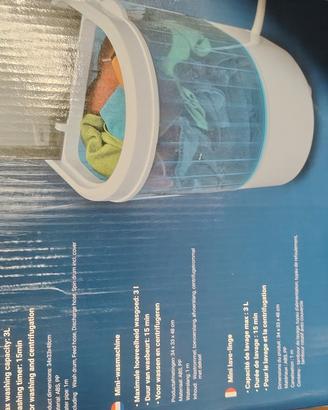 mini lavatrice da camper e campeggio