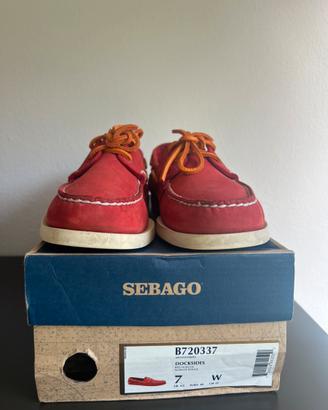 Sebago Docksides rosse