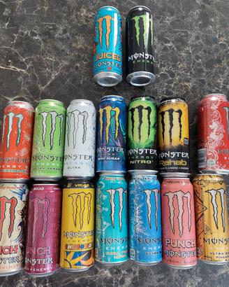 Lattine Monster vuote da collezione