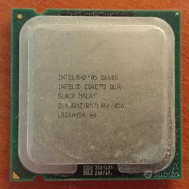 CPU e dissipatori Intel Core 2 Q6600 e Pentium 4